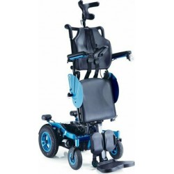 Ηλεκτροκίνητο Αναπηρικό Αμαξίδιο Ορθοστάτης 42cm Γαλάζιο Angel Mobiak 0806240 ΕΟΠΥΥ 00114
