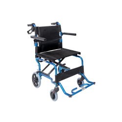 Αναπηρικό αμαξίδιο μεταφοράς αλουμινίου με τσάντα Μobiak Μπλε 0808377