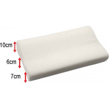 Μαξιλάρι Ύπνου Memory Foam Ανατομικό Μέτριο 30x50cm Standard Mobiak 0806052