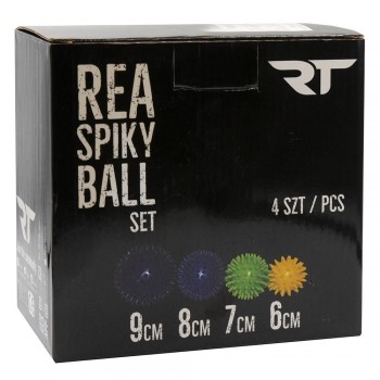 Μπάλα Μασάζ σε Πολύχρωμο Χρώμα Rea Spiky Vita Orthopaedics 4 τμχ 12-2-067